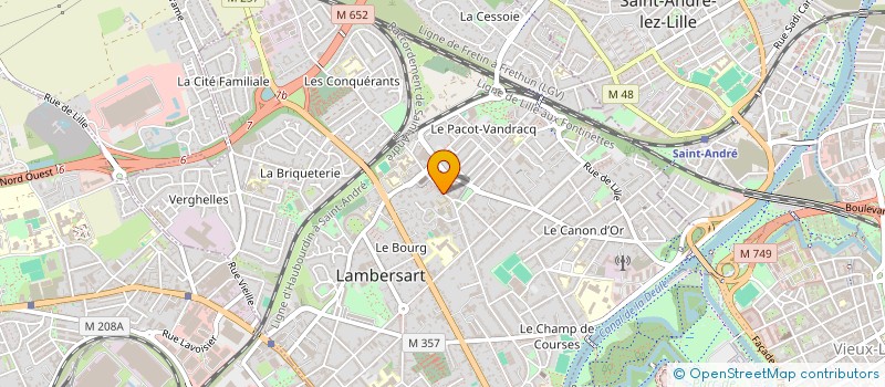 localisation de l'entreprise ROTARY CLUB DE LILLE SEPTENTRION à LAMBERSART