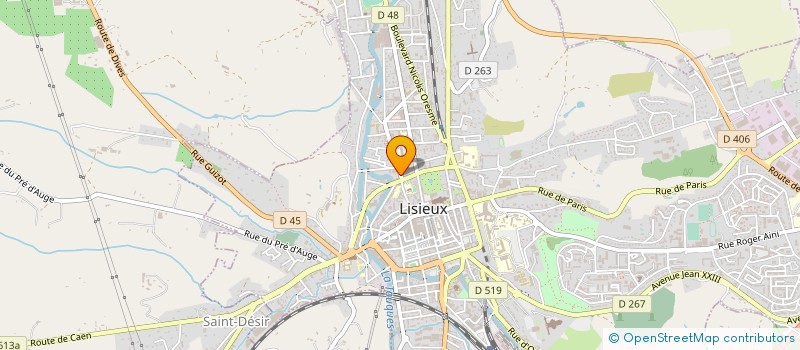 localisation de l'entreprise ROTARY CLUB DE LISIEUX à LISIEUX