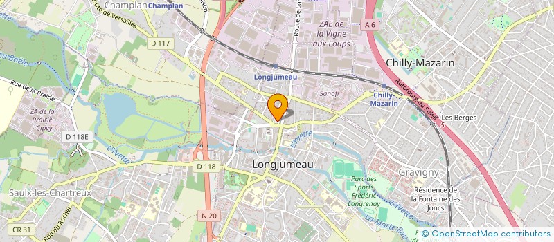 localisation de l'entreprise ROTARY CLUB DE LONGJUMEAU à LONGJUMEAU