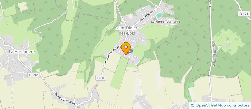 localisation de l'entreprise ROTARY CLUB DE LOUVIERS - LE NEUBOURG (MEMBRE DU ROTARY INTERNATIONAL)  LOUVIERS