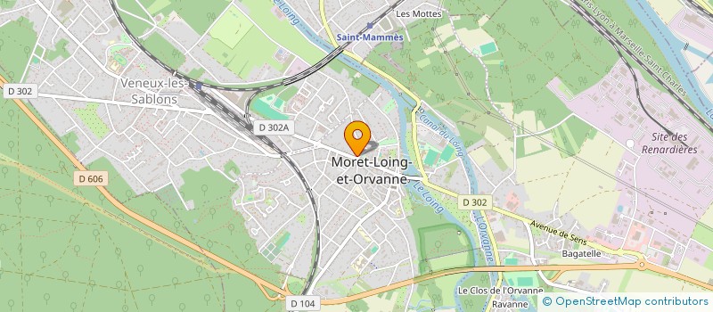 localisation de l'entreprise ROTARY-CLUB DE MORET SEINE ET LOING  MORET-LOING-ET-ORVANNE