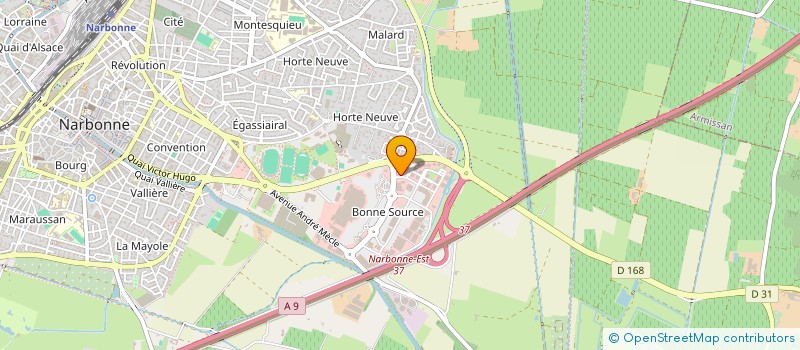 localisation de l'entreprise ROTARY CLUB DE NARBONNE CLAPE LITTORAL  NARBONNE