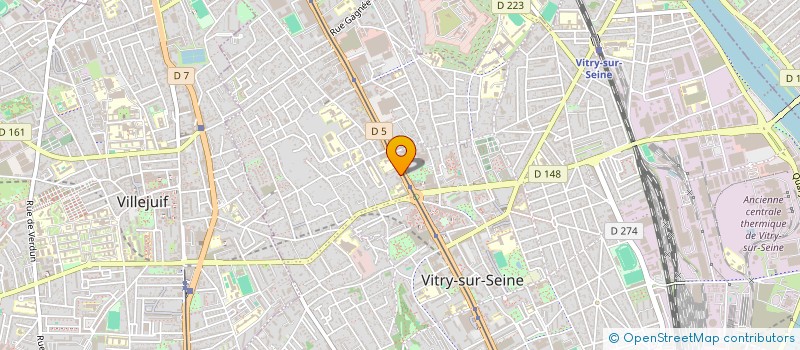 localisation de l'entreprise ROTARY CLUB DE PARIS SUD EST à VITRY-SUR-SEINE