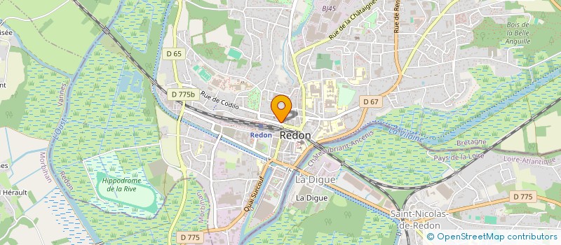 localisation de l'entreprise ROTARY-CLUB DE REDON  REDON