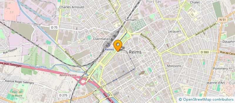 localisation de l'entreprise ROTARY CLUB DE REIMS  REIMS