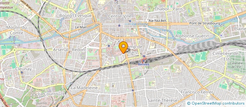 localisation de l'entreprise ROTARY CLUB DE RENNES  RENNES