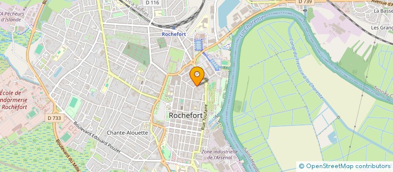 localisation de l'entreprise ROTARY CLUB DE ROCHEFORT  ROCHEFORT