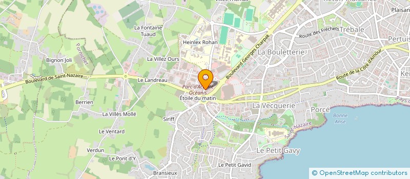 localisation de l'entreprise ROTARY CLUB DE SAINT-NAZAIRE  SAINT-NAZAIRE