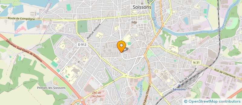 localisation de l'entreprise ROTARY CLUB DE SOISSONS à SOISSONS