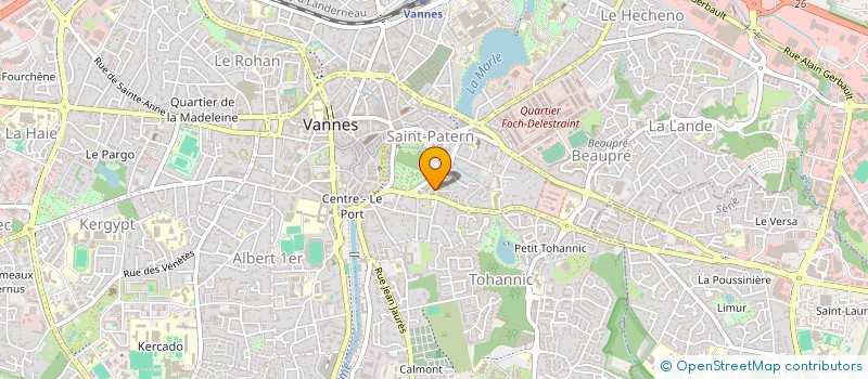 localisation de l'entreprise ROTARY CLUB DE VANNES à VANNES