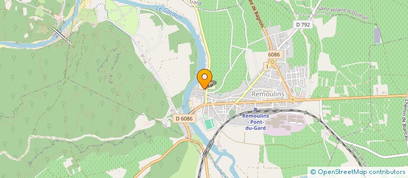 localisation de l'entreprise ROTARY CLUB DU PONT DU GARD à REMOULINS