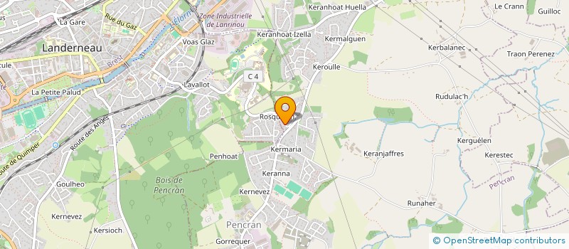 localisation de l'entreprise ROTARY CLUB GENERACTIONS BRETAGNE MAYENNE  PENCRAN