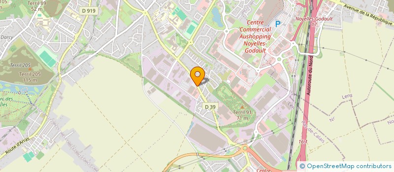 localisation de l'entreprise ROTARY CLUB HENIN-PAYS D'ARTOIS  HENIN-BEAUMONT