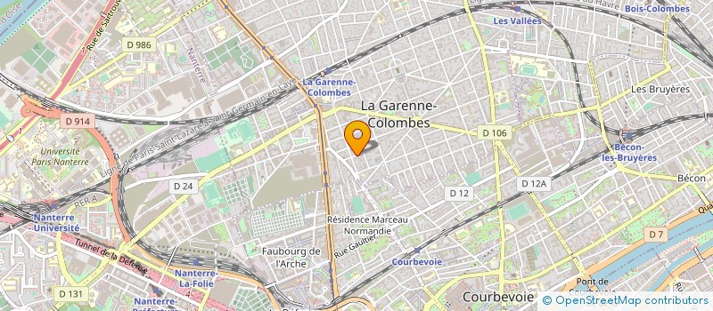localisation de l'entreprise ROTARY CLUB LA DEFENSE 88 à LA GARENNE-COLOMBES