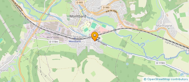 localisation de l'entreprise ROTARY CLUB MONTBARD-SEMUR à MONTBARD