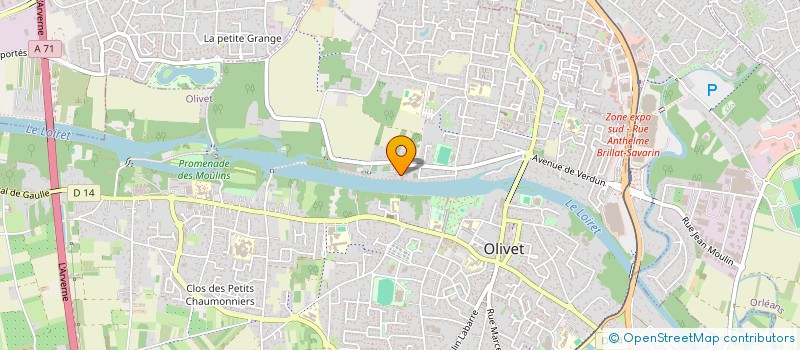 localisation de l'entreprise ROTARY CLUB ORLEANS BEAUCE SOLOGNE à OLIVET