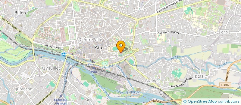 localisation de l'entreprise ROTARY CLUB PAU-BEARN à PAU
