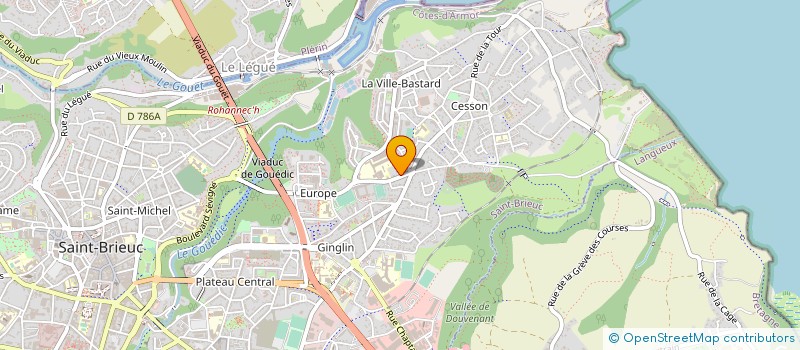 localisation de l'entreprise ROTARY CLUB SAINT-BRIEUC GRAND-LARGE  SAINT-BRIEUC