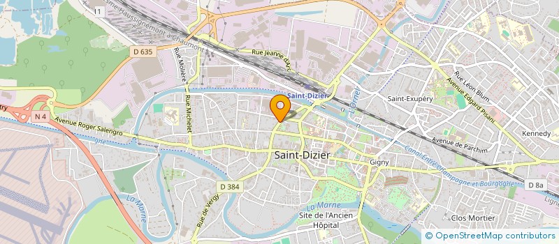 localisation de l'entreprise ROTARY DE SAINT DIZIER à SAINT-DIZIER
