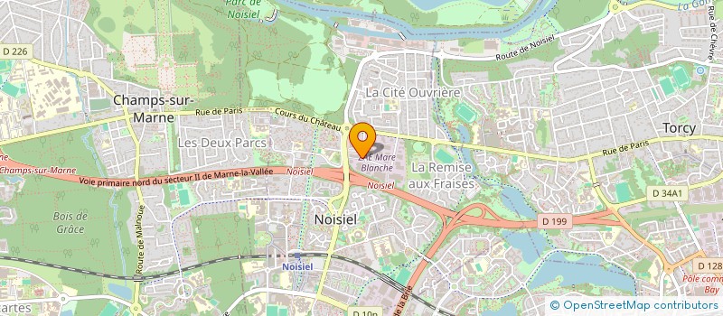 localisation de l'entreprise ROTARY E-CLUB SATELLITE DE PARIS-NORD NOUVEL HORIZON  NOISIEL