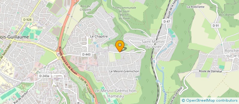 localisation de l'entreprise ROTARY ROUEN AVENIR  SAINT-MARTIN-DU-VIVIER