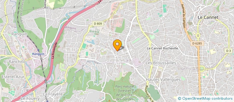 localisation de l'entreprise ROTATION PAR MINUTE à LE CANNET