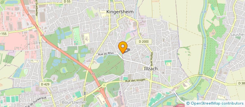 localisation de l'entreprise ROTATROL à ILLZACH