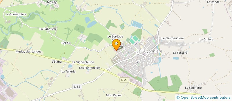 localisation de l'entreprise ROTAVE à MONTAIGU-VENDEE