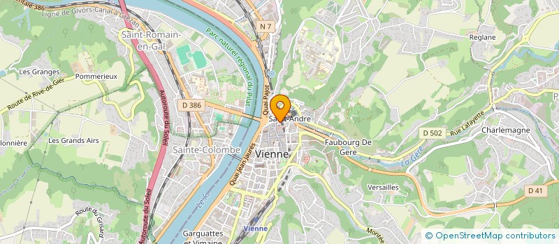 localisation de l'entreprise ROTEC LE NETTOYAGE ROTATIF à VIENNE