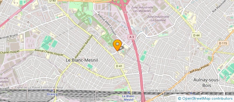localisation de l'entreprise ROTEL 3 à LE BLANC-MESNIL