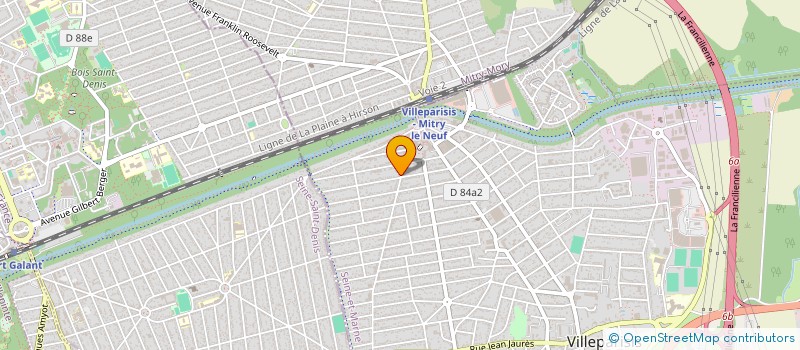 localisation de l'entreprise ROTEX à VILLEPARISIS