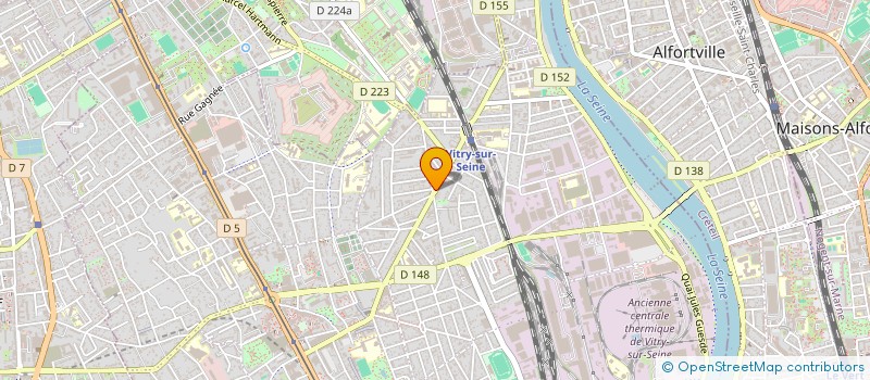 localisation de l'entreprise ROTEX à VITRY-SUR-SEINE