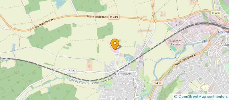 localisation de l'entreprise ROTHEN TOWER HOLDING  CARSPACH