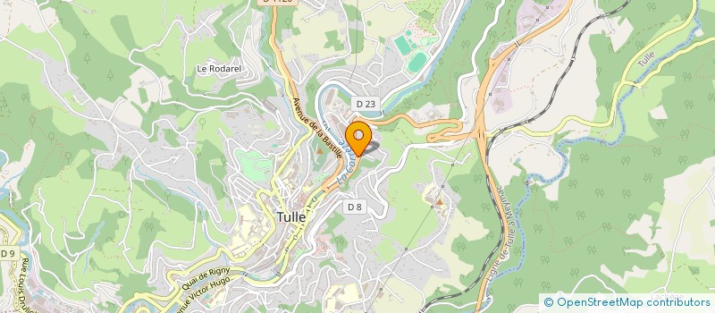 localisation de l'entreprise ROTI 19 à TULLE