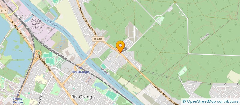 localisation de l'entreprise ROTILIO FRERES à DRAVEIL