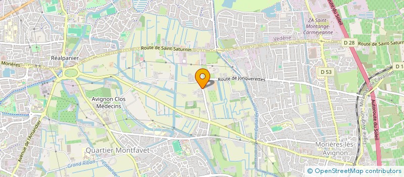 localisation de l'entreprise ROTISSE RIE COT COT  AVIGNON