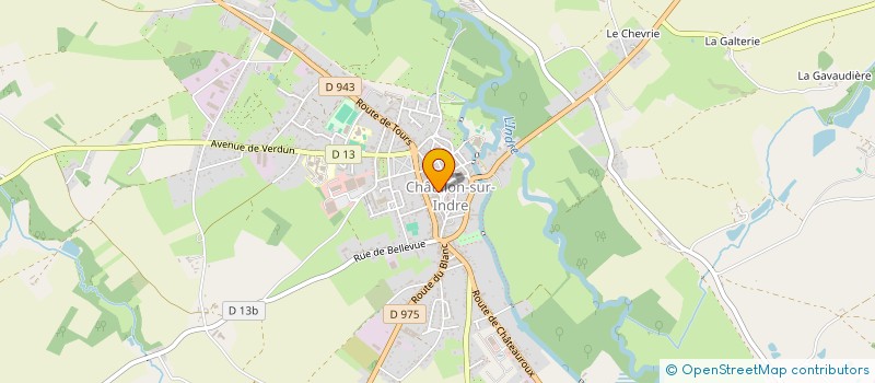 localisation de l'entreprise ROTISSERIE AU 36 à CHATILLON-SUR-INDRE