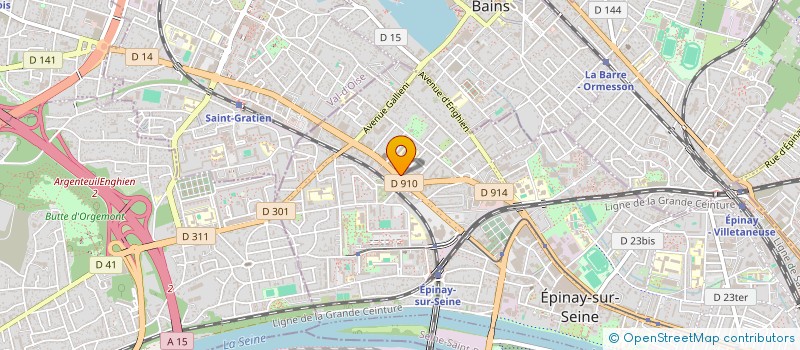 localisation de l'entreprise ROTISSERIE B.N. à EPINAY-SUR-SEINE
