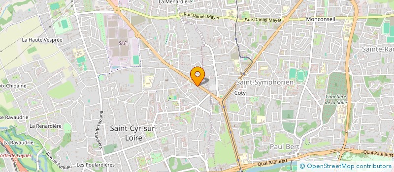localisation de l'entreprise ROTISSERIE CHANGE à SAINT-CYR-SUR-LOIRE