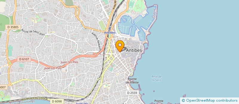 localisation de l'entreprise ROTISSERIE D'ANTIBES à ANTIBES