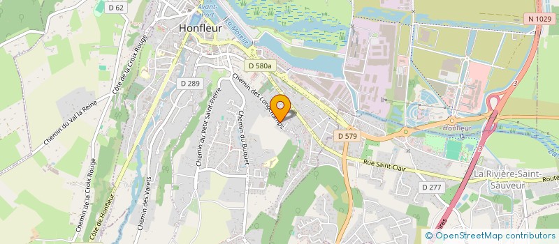 localisation de l'entreprise ROTISSERIE DE L'ESTUAIRE à HONFLEUR