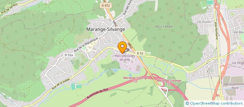localisation de l'entreprise ROTISSERIE DE METZ  MARANGE-SILVANGE