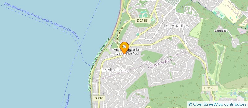 localisation de l'entreprise ROTISSERIE DU MOULLEAU à ARCACHON