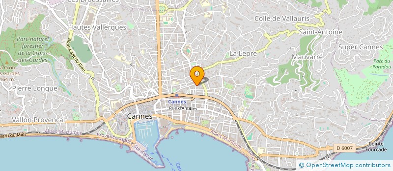 localisation de l'entreprise ROTISSERIE DU SUD à CANNES