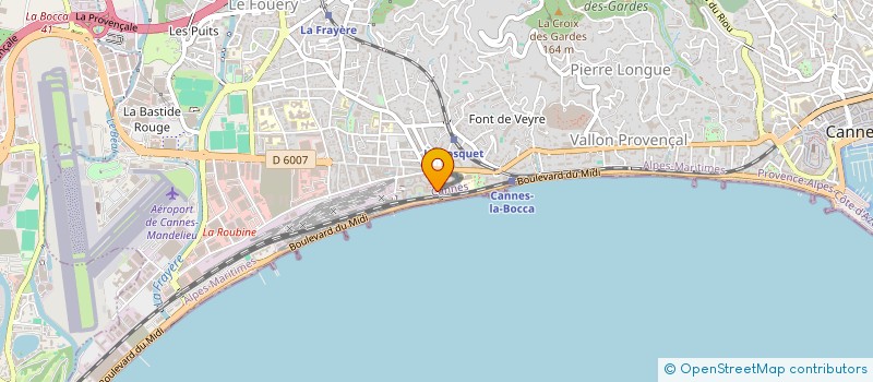 localisation de l'entreprise ROTISSERIE DU VAL FLEURI à CANNES