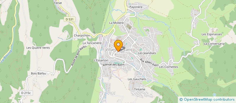 localisation de l'entreprise ROTISSERIE DU VERCORS à VILLARD-DE-LANS