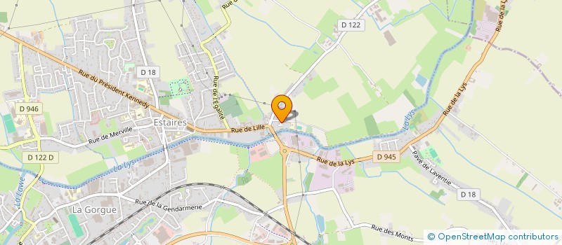 localisation de l'entreprise ROTISSERIE GERONIMO  ESTAIRES