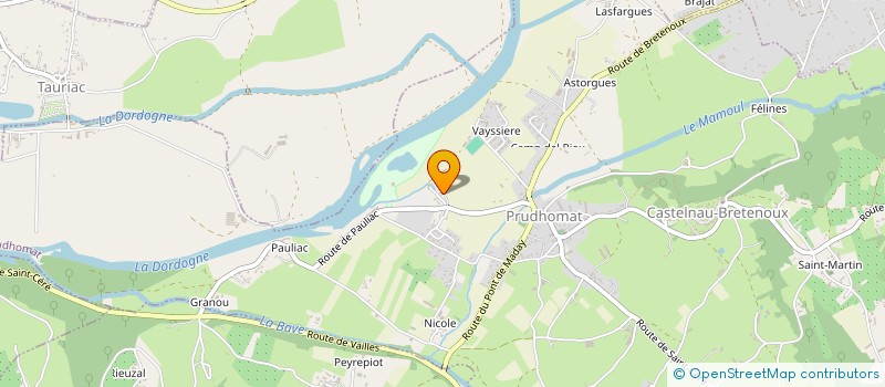 localisation de l'entreprise ROTISSERIE JO à BRETENOUX
