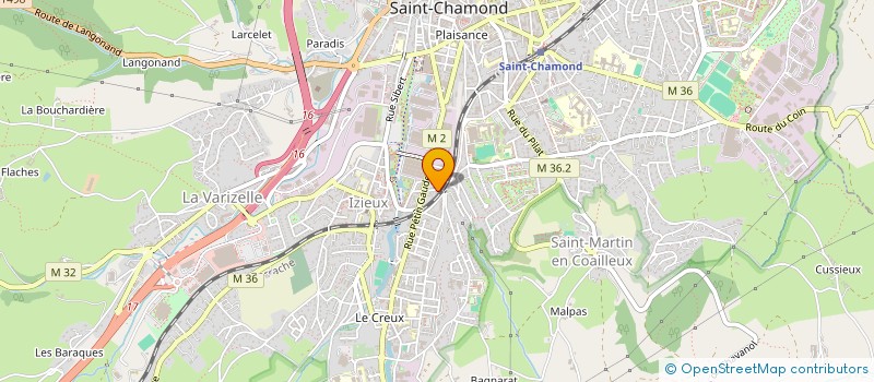 localisation de l'entreprise ROTISSERIE KESKIN à SAINT-CHAMOND