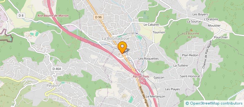 localisation de l'entreprise ROTISSERIE KING à LA DESTROUSSE